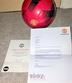 009 2018/2019 Signed Manchester United Football from the Club