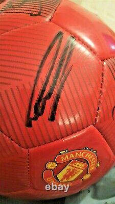 009 2018/2019 Signed Manchester United Football from the Club