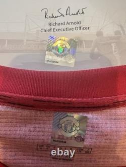 024 Marcus Rashford signed Manchester United Football Shirt +Presentation Case