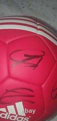 065 Signed Manchester United Football with Club COA