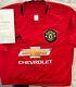 086 Nemanja Matic Signed Manchester United Football Shirt direct from the Club