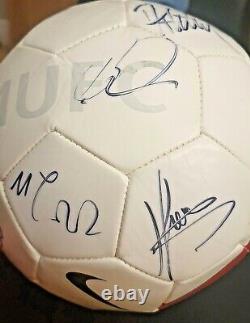 087 Signed Manchester United Football with COA