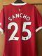 100% authntic signed manchester unted Sancho shirt COMES WITH COA