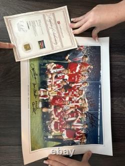 1985 Manchester United FA Cup Winners multi-signed photo (with COA)