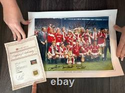 1985 Manchester United FA Cup Winners multi-signed photo (with COA)