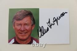 1996-98 Sir Alex Ferguson Signed Manchester United Club Card VERY RARE (35107)