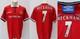 1998-99 Manchester United Treble Winners Shirt Signed by David Beckham No. 7 COA