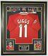 1999 Ryan Giggs of Manchester United Signed Shirt Jersey Aftal Dealer COA