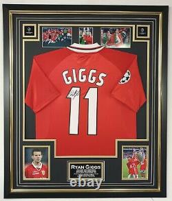 1999 Ryan Giggs of Manchester United Signed Shirt Jersey Aftal Dealer COA