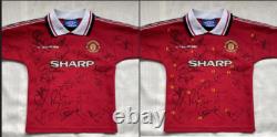 1999 TREBLE WINNERS 22 Members of the Squad Signed Umbro Manchester United Shirt