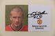 2000-02 David Beckham Signed Manchester United Club Card RARE (28356)