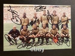 2001 MANCHESTER UNITED signed Team Photo complete David Beckham Giggs and more