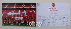 2004-05 Manchester United Football Squad Signed inc. Rooney, Giggs & Scholes COA