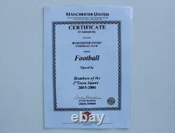 2005-06 Manchester United Football Squad Signed inc. Keane & Van Nistelrooy COA