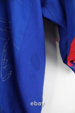 2005/06 Manchester United Signed Football Shirt Nike Blue Team Signatures Rare