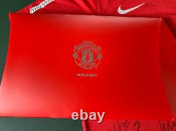 2010/11 Manchester United Signed By 11 Rio Vidic Carrick Park Shirt Man Utd COA