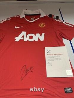 2010 2011 Dimitar Berbatov Manchester United Signed Shirt Man Utd BNWT New COA