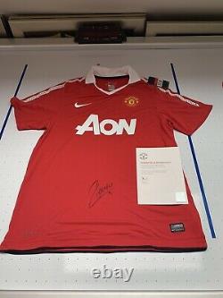 2010 2011 Dimitar Berbatov Manchester United Signed Shirt Man Utd BNWT New COA