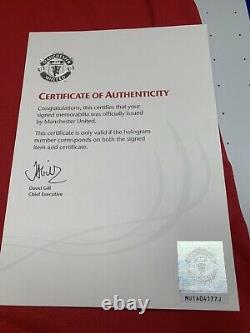 2010 2011 Dimitar Berbatov Manchester United Signed Shirt Man Utd BNWT New COA