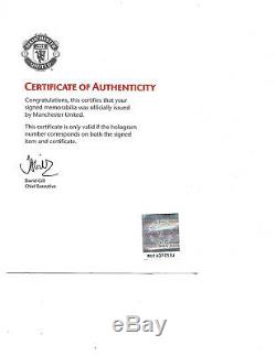 2011 Manchester United FC team signed jersey 14 auto Wembley Stadium Holo COA