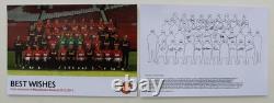 2012-13 Manchester United Champions Training Shirt Multi Signed inc. Scholes COA