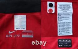 2013-14 Manchester United Home Shirt Signed Giggs, Evra, Fletcher + 1 COA & Map