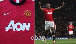 2013-14 Manchester United Home Shirt Signed by Antonio Valencia + Official COA
