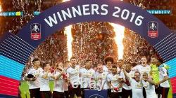 2015-16 Manchester United FA Cup Winners Mounted Away Shirt Squad Signed + COA