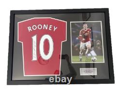 2015/2016 Signed Wayne Rooney Shirt Manchester United Panoramic A1 Sporting