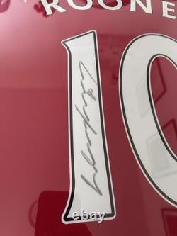 2015/2016 Signed Wayne Rooney Shirt Manchester United Panoramic A1 Sporting