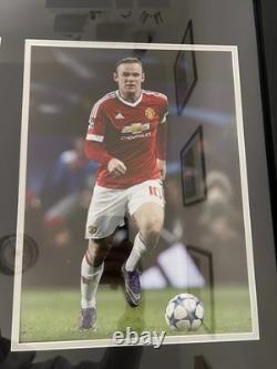 2015/2016 Signed Wayne Rooney Shirt Manchester United Panoramic A1 Sporting