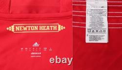 2016-17 Manchester United Home Shirt Signed by 5 legends inc. Robson + COA & Map