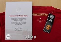 2016-17 Manchester United Home Shirt Squad Signed inc. Ibrahimovic Official COA