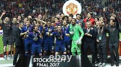 2016-17 Official Manchester United Football Squad Signed Cup Double Winners