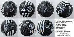 2017-18 Manchester United Football Squad Signed inc. Rashford & Valencia + COA