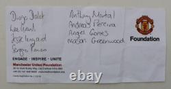 2019-20 Official Manchester United Pennant Multi Signed with COA & Map (23789)