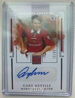 2019-20 PANINI IMPECCABLE PREMIER Gary Neville Manchester United AT-GN
