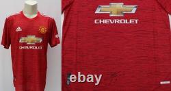2020-21 Manchester United Home Shirt Signed by Anthony Martial with COA (24504)