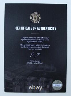 2020-21 Manchester United Home Shirt Squad Signed inc. Ronaldo Official COA RARE