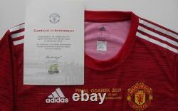 2021 Luke Shaw Signed Manchester United Europa League Final Shirt Official COA