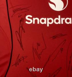 2025/2026 MUFC Numbered MU042360 COA Manchester United Squad Signed Shirt