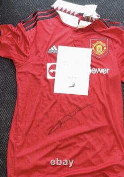 4 X Signed Manchester United Football Shirts All from The Club
