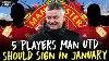 5 Players Man Utd Should Sign In January 2021