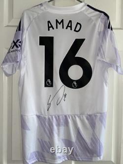 AMAD DIALLO Signed 2025/26 Manchester United away Football Shirt EXACT PROOF
