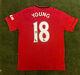 ASHLEY YOUNG SIGNED MANCHESTER UNITED FC Shirt Premier League COA England