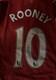Adidas Manchester United Home Football Shirt Rooney 10 Signed Autograph Original