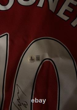 Adidas Manchester United Home Football Shirt Rooney 10 Signed Autograph Original