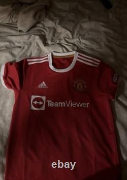Adidas Manchester United Home Football Shirt Rooney 10 Signed Autograph Original