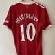 Adidas Manchester United Sheringham 10 Signed Football Shirt