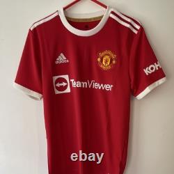 Adidas Manchester United Sheringham 10 Signed Football Shirt